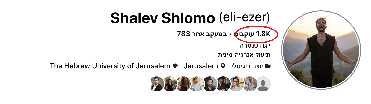 פייסבוק Shalev Shlomo